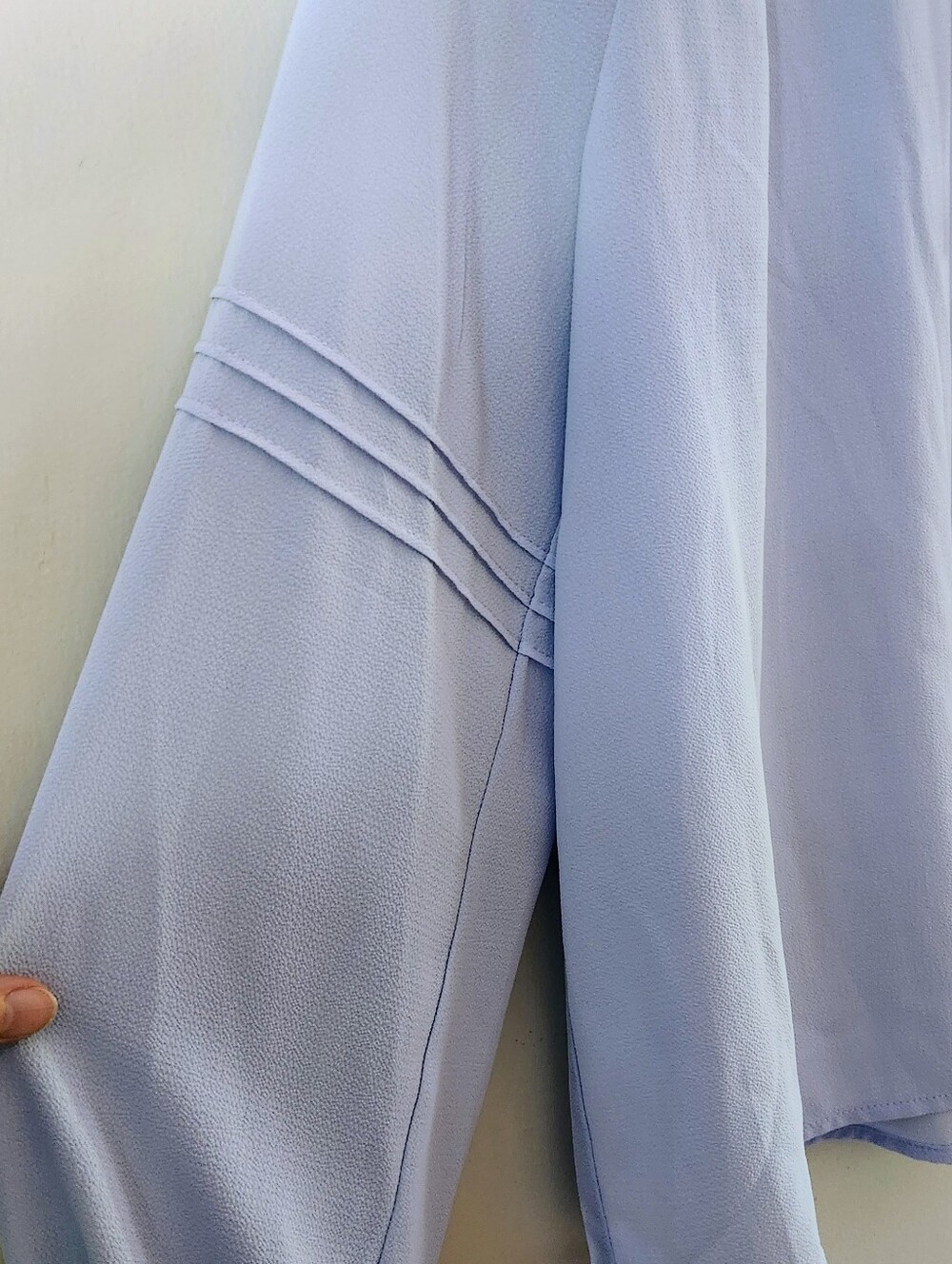 Social Standard Sanctuary Light Blue Peasant Blouse Sz XL - Picture 4 of 7
